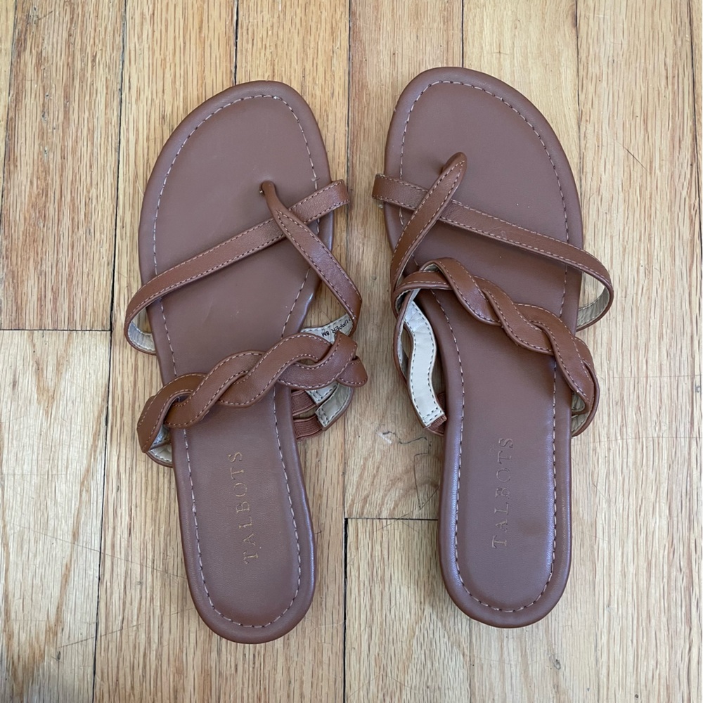 Talbots Brown Sandals Size 8